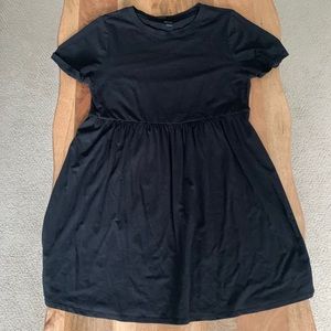 Black babydoll dress